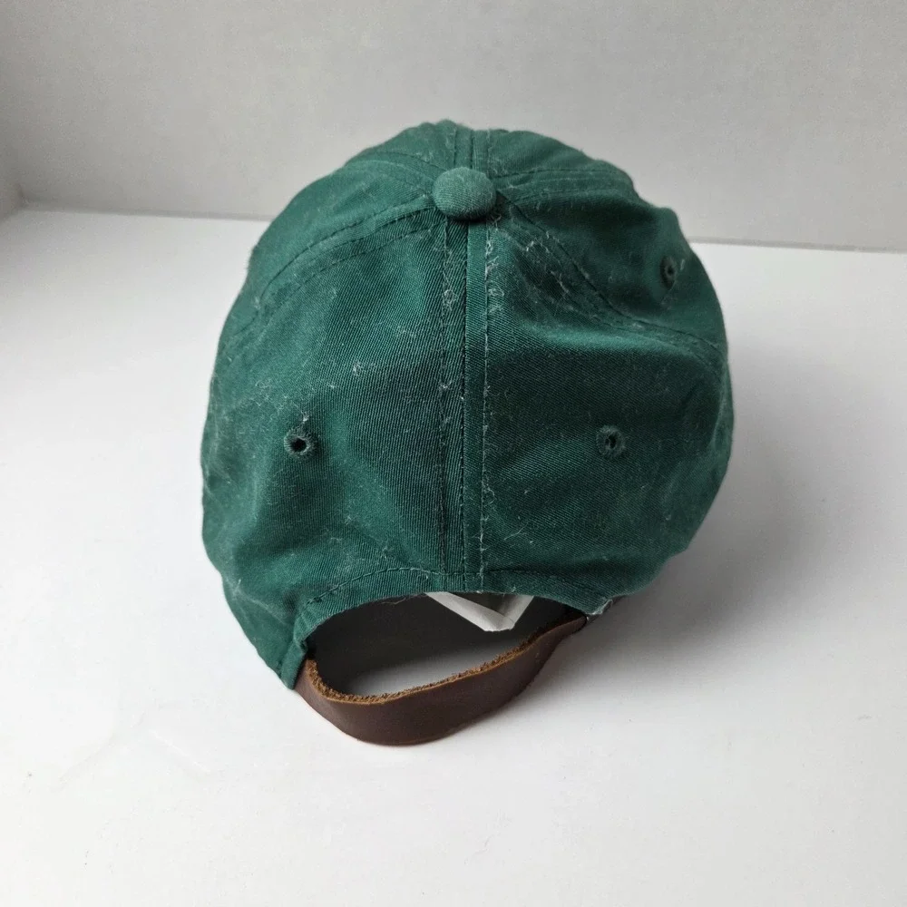 Masters American Needle Hat Cap Leather Strap Back Green Flag Tour Augusta Golf